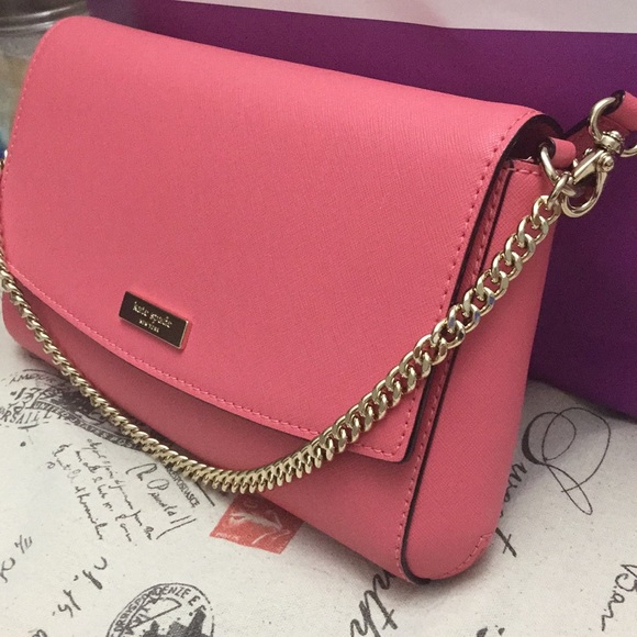 NWT Kate Spade Pink / Gold Crossbody Purse! - Picture 3 of 8
